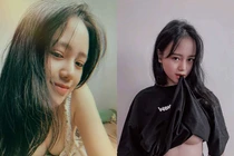 Hot girl làng game vén áo khoe thân hình đồng hồ cát