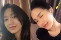 Công khai mối quan hệ, bạn gái Đoàn Văn Hậu khoe ngay mặt mộc