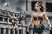 Cosplay thành "vợ Thor", gái xinh lộ cơ bắp khiến cánh mày râu nể