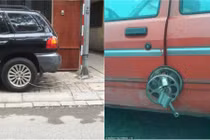 Hình thức chống trộm xe siêu hài hước khiến dân mạng phì cười