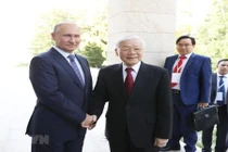 Hình ảnh Tổng Bí thư Nguyễn Phú Trọng hội đàm với Tổng thống Nga Putin