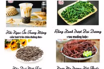 Loạt món ăn có tên gọi độc lạ, sang chảnh làm netizen cười ngất