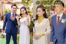 Cô dâu đeo vàng Hậu Giang, gia đình trao quà 30 phút chưa xong