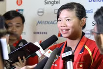 Ánh Viên trả lời phỏng vấn bằng tiếng Anh trôi chảy