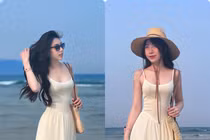 Em gái Văn Toàn khoe ảnh đi biển, lộ body "đâu ra đấy"