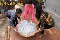 Làm gel rửa tay "khổng lồ" mùa Covid-19, Bà Tân Vlog nhận ý kiến trái chiều