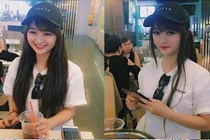 Chỉ ngồi uống nước hot girl Sài Gòn cũng nhận triệu like