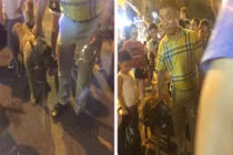 Bức xúc thanh niên thả rông chó dữ ở phố Trung Thu