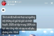 Hot girl Trâm Anh hé lộ kế hoạch 2025... "chưa muốn yêu"
