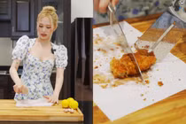 Bị nghi tài năng bếp núc, Xoài Non sắn tay vào bếp chứng minh