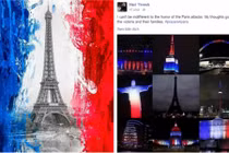 Dân mạng thay avatar đau xót trước vụ khủng bố Paris