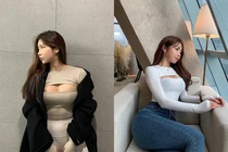 Hot girl Gen Z Hàn Quốc khoe vòng eo không chút mỡ thừa