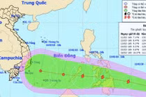 Cận Tết, bão Sanba rập rình gần biển Đông