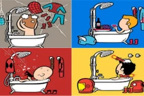 Chết cười với cách tắm của các siêu anh hùng phim ảnh