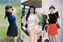 Khoe đồ hiệu xưa rồi, hot girl Việt sang chảnh phải đi chơi golf