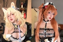 Hot girl làng cosplay khoe vòng 1 "phồn thực" gây chú ý