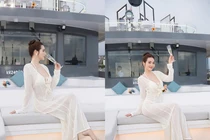 Cựu hot girl Hà thành đón sinh nhật với áo hờ hững chỉ sợ tuột