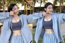 Gái xinh Đài Loan đi bắn cung khoe rãnh bụng ngắm là mê