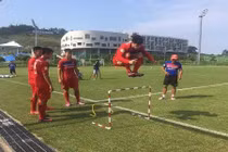 Hình ảnh mới nhất của U22 Việt Nam tại Hàn Quốc