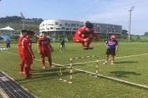 Hình ảnh mới nhất của U22 Việt Nam tại Hàn Quốc