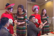 Nhan sắc cô dâu trong đám cưới cổ tích với người chồng không chân