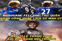 Ảnh chế bóng đá: Fellaini - đội trưởng thành công nhất MU