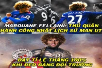 Ảnh chế bóng đá: Fellaini - đội trưởng thành công nhất MU