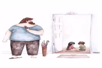 Bộ tranh ấm áp về tình cảm của cha và con gái nhỏ