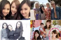 Những gia đình ai cũng xinh đẹp gây sốt