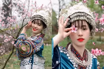 Đón tuổi mới, "em gái bán lê" Hà Giang diện đồ truyền thống