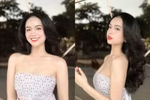 Rời bỏ bộ đồng phục, nữ tiếp viên hàng không đẹp không chỗ chê