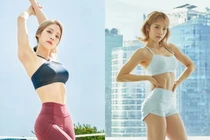 Cô giáo dạy Pilates xinh nhất Hàn Quốc diện áo tắm gây bão mạng