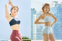 Cô giáo dạy Pilates xinh nhất Hàn Quốc diện áo tắm gây bão mạng