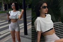 "Hot girl phòng gym" Vũng Tàu diện đồ tập không "lộ hàng"