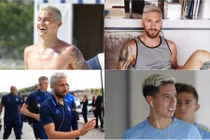 Xem sao bóng đá nhuộm tóc bạch kim nổi bật