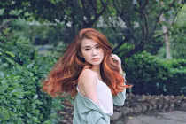 Hot girl Ngọc Thảo đẹp quyến rũ trong bộ ảnh tóc đỏ