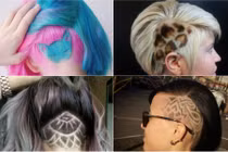 Trào lưu xăm lên tóc khiến giới trẻ say mê