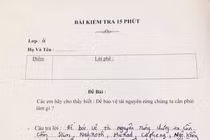 Cười ngất học sinh đưa tên nhân vật trò chơi vào bài kiểm tra