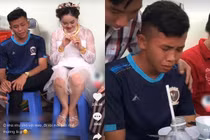 Chị gái đi lấy chồng, biểu cảm của cậu em trai gây bất ngờ