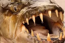 Thú chơi kinh dị của dân HN: Nuôi cá hổ Congo