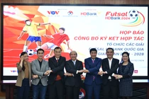 Giải Futsal Quốc gia công bố nhà tài trợ giai đoạn 2024-2028