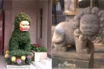 Những chú sư tử đá "mặt ngu" trở thành hiện tượng mạng Việt