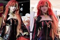 Lê Bống "thoát vai" cô giáo vùng cao hoá thân nữ thần gợi cảm