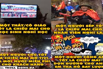 Dân mạng xôn xao xin nghỉ học, nghỉ làm cổ vũ U23 VN