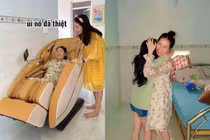 Về quê, “chị Google” Việt Phương Thoa tặng quà bất ngờ cho bố mẹ