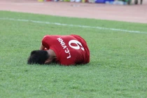 Tuyển thủ Việt Nam kiệt sức sau trận gặp Malaysia