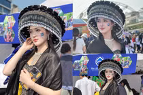 Xuống phố tết người Mông, hot girl dân tộc làm tim netizen xốn xang