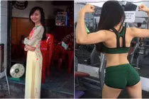 Tuổi thơ cơ cực trong xóm Lò Heo của hot girl phòng gym