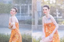 "Nữ thần tắm suối Thái Lan" trở lại với làn da trắng đến khó tin