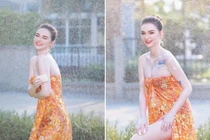 "Nữ thần tắm suối Thái Lan" trở lại với làn da trắng đến khó tin